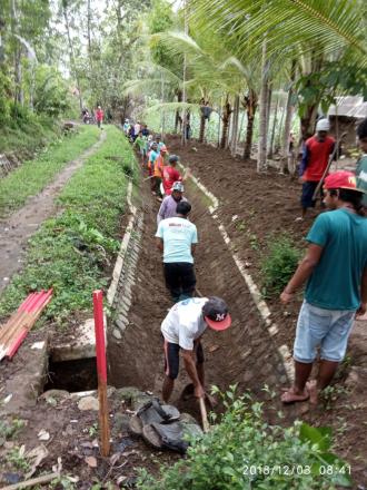 PKT (Padat Karya Tunai) Desa Pogalan Tahun 2018